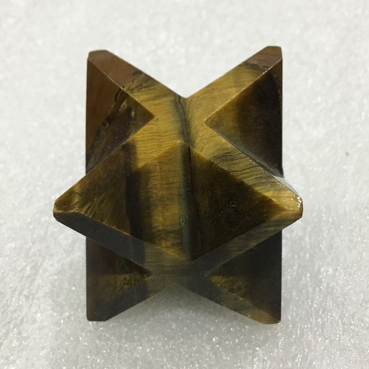 Merkaba Tiger's Eye - 3.5cm Merkaba Tiger's Eye - 3.5cm